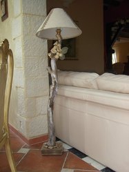 Lampe champ&ecirc;tre - hauteur 1.40 m